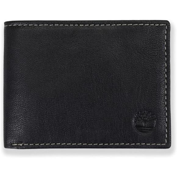 Other - MEN'S Leather RFID Blocking Passcase Security Wallet Black